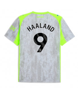 Manchester City Erling Haaland #9 Maglia Gara Terza Repliche 2025-26 Maniche Corte